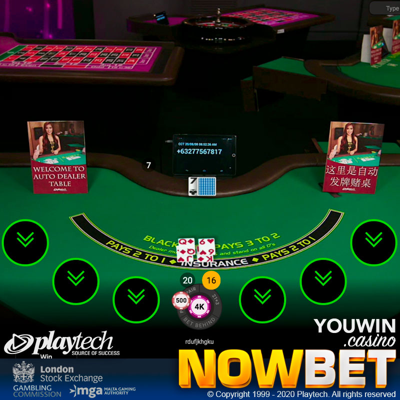 Auto Live Blackjack Online Blackjack จาก Playtech